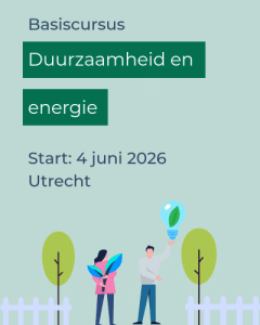 Basiscursus Duurzaamheid en energie