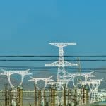 a bunch of power lines that are next to each other