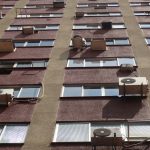 A very tall building with lots of windows